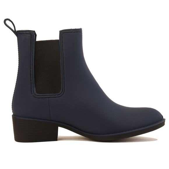 Jeffrey Campbell Havana Last Stormy Matte Point Toe Chelsea Rain Boot Women’s 7 - Picture 1 of 13